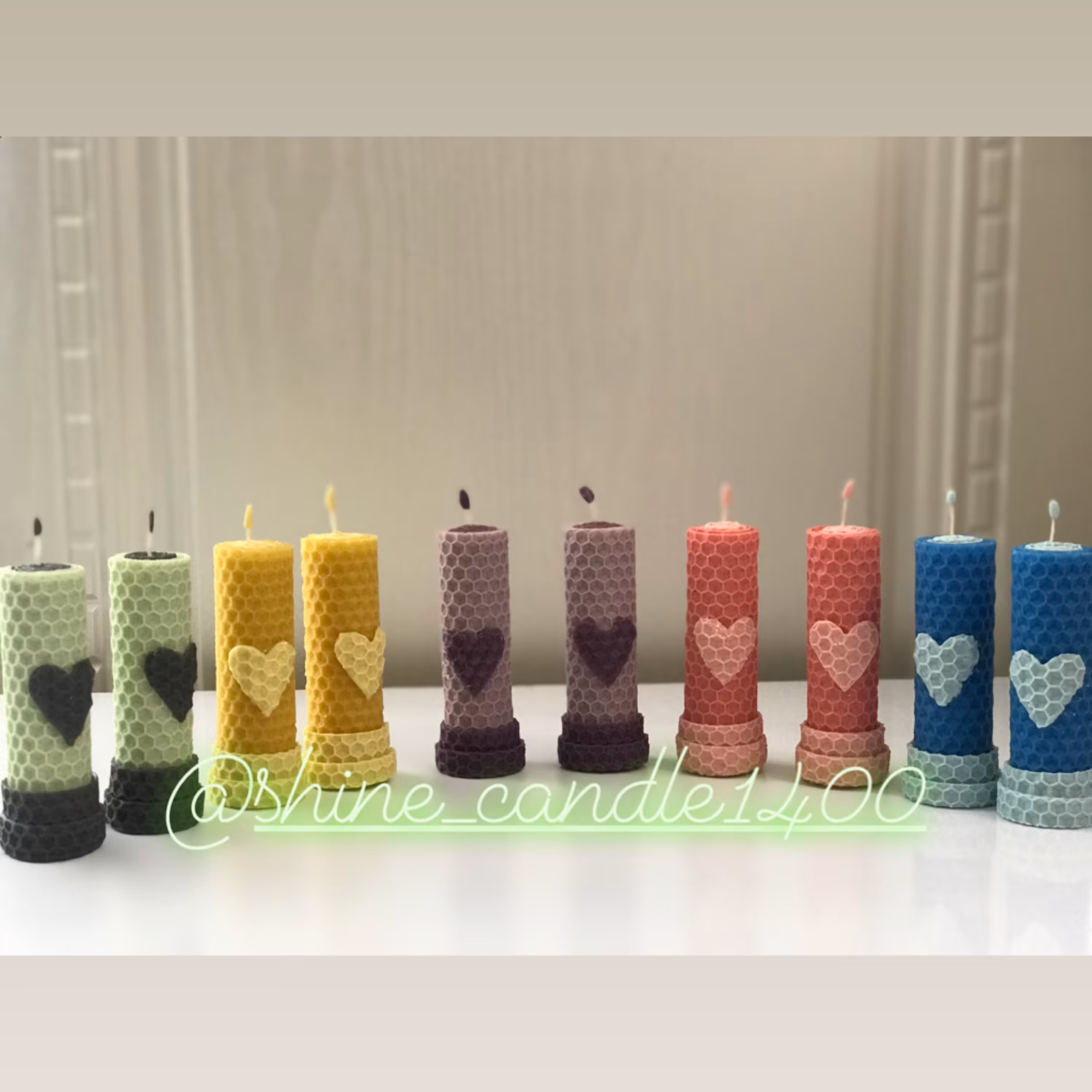 شمع بیزوکس استوانه پایه دار