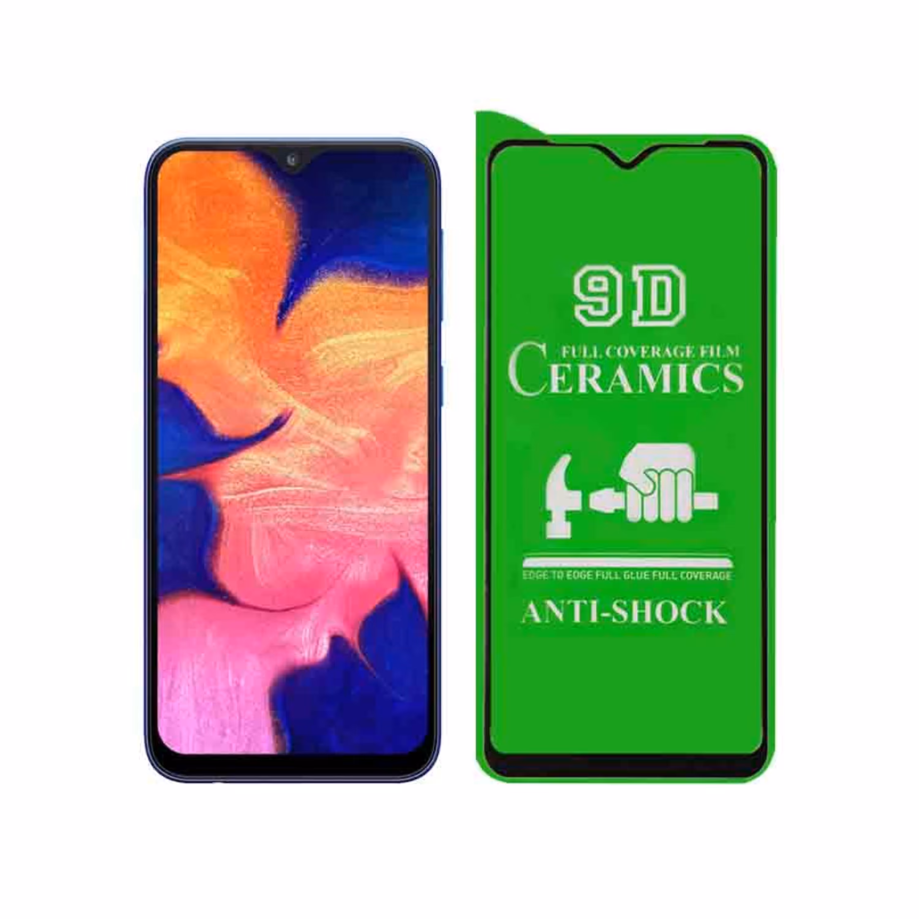 گلس سرامیکی فول شفاف سامسونگ A10-A10s-M10-M10s-M20-REALME 3