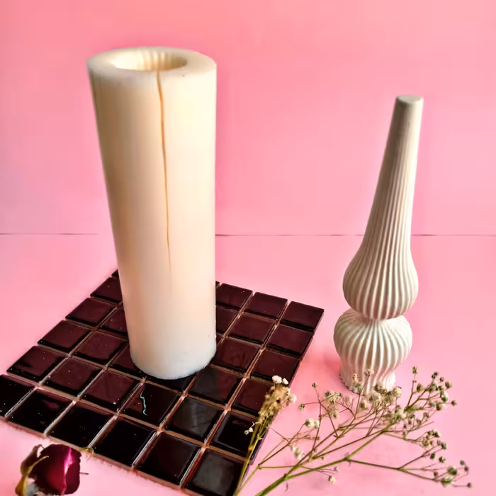 قالب سیلیکونی شمع سرمه دان مولد سیلیکونی مخصوص شمعسازی مجسمه سازی رزین صابون سازی