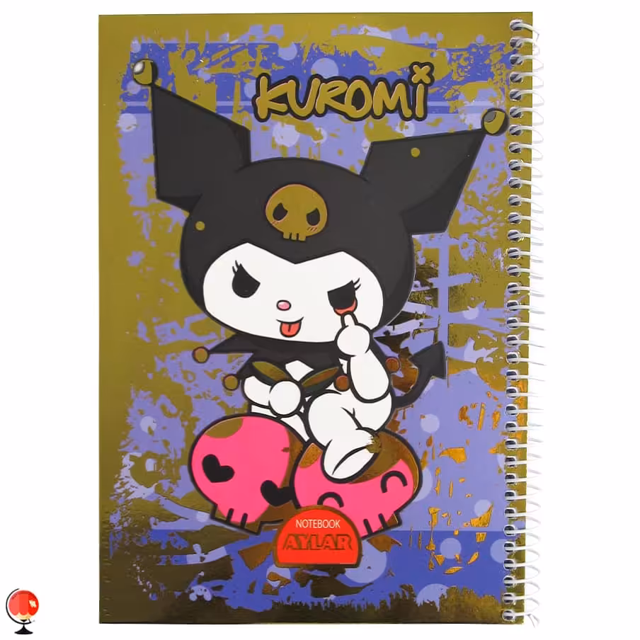 دفتر مشق 100 برگ طرح کرومی آبی آیلار