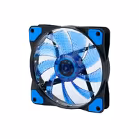فن کیس 12 در 12 گیمینگ LED دار فن آبی evercool