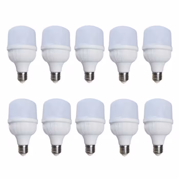 لامپ ال ای دی 20 وات بالاستیران مدل استوانه ای پایه E27 بسته 10 عددی
