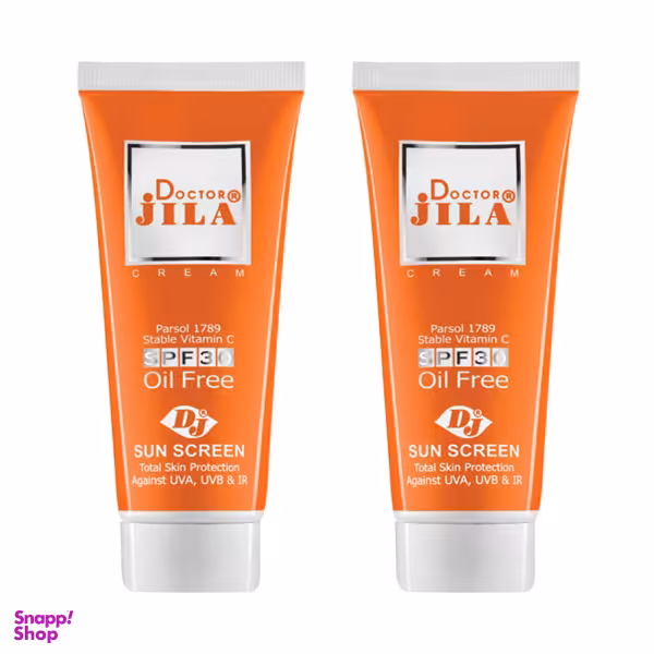 کرم ضد آفتاب دکتر ژیلا مدل 001 وزن 65 گرم بسته 2 عددی