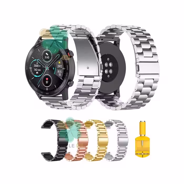 بند ساعت هواوی انر Honor MagicWatch 2 46mm استیل 3Pointers