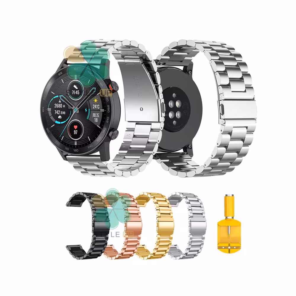 بند ساعت هواوی انر Honor MagicWatch 2 46mm استیل 3Pointers