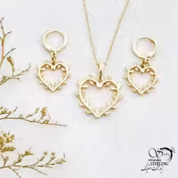 نیمست قلب طرح دار برند ژوپینگ کد 13781