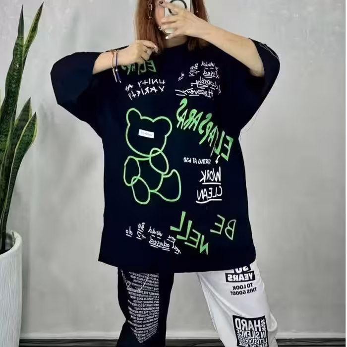 تیشرت دخترانه لانگ