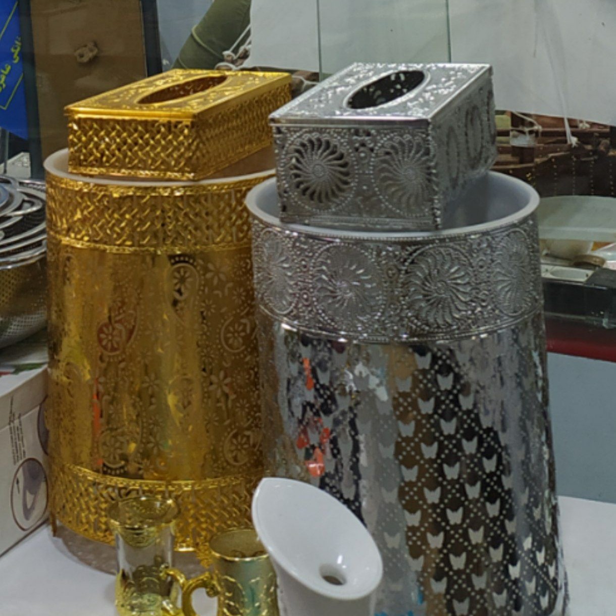 ست سطل آشغال و جادستمالی
