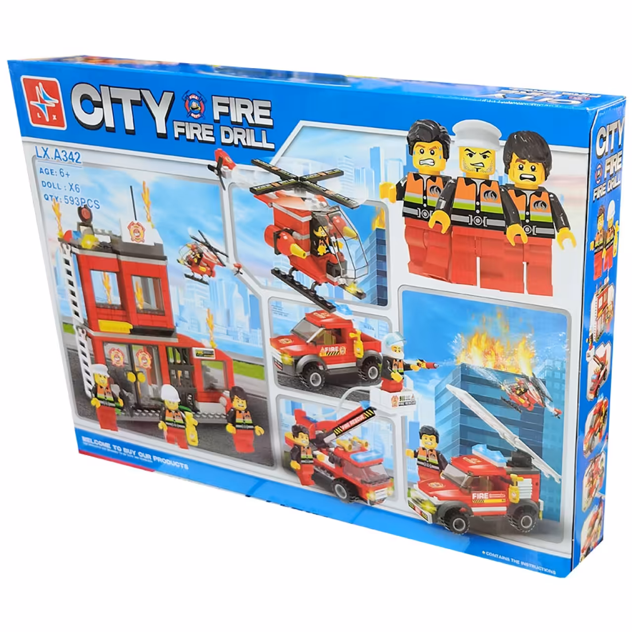 ساختنی ال ایکس مدل Fire Drill کد 342