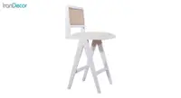 صندلی اپن مدل ژانره با پشتی حصیری