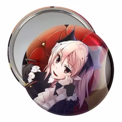 آینه جیبی خندالو مدل کورل تپس انیمه اسرافیل پایانی کد 12653