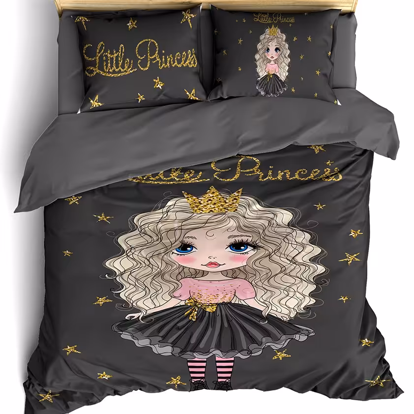 روتختی سه بعدی مدل پرنسس کوچولو یکنفره 5 تکه