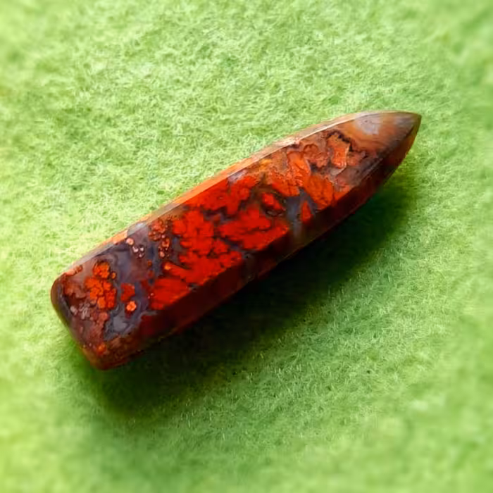 مضراب سنگی از جنس عقیق گل اناری 