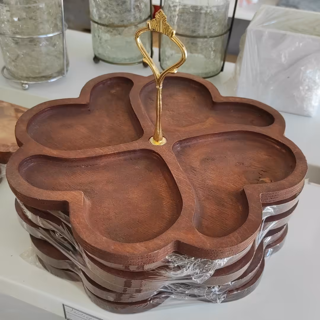 اردوخوری چوبی دسته دار