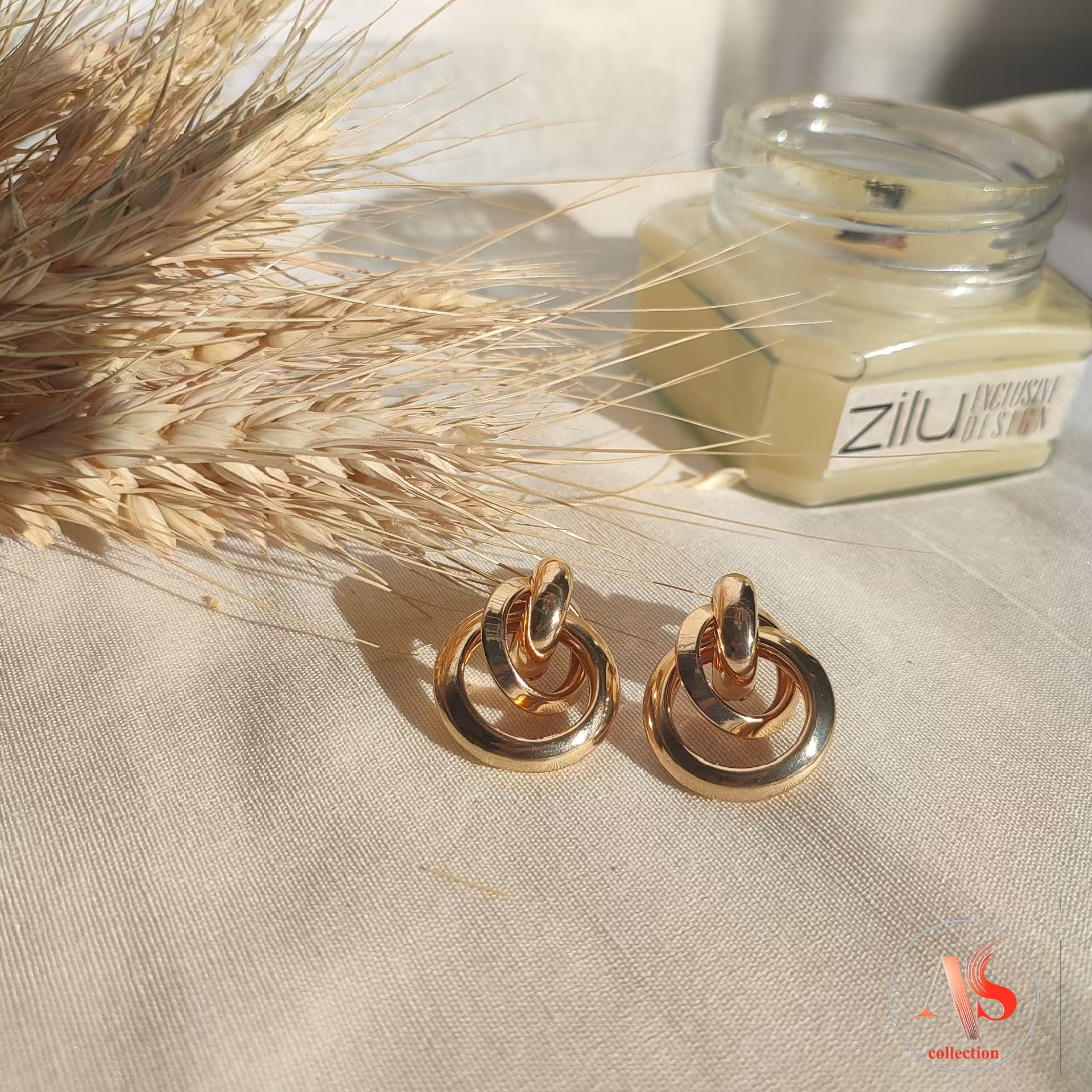 گوشواره میخی گرد