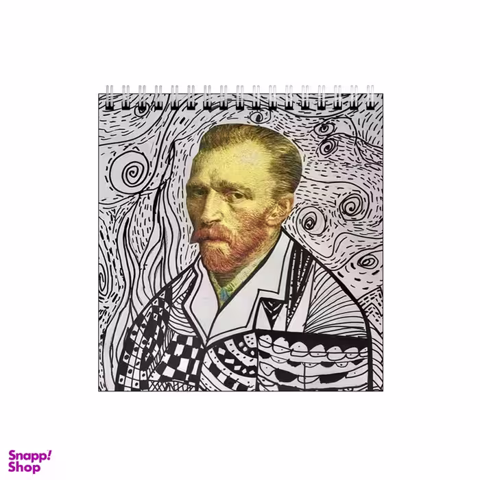 دفتر طراحی ۶۰ برگ طرح ونگوگ و آنالیز خط کد 1675750
