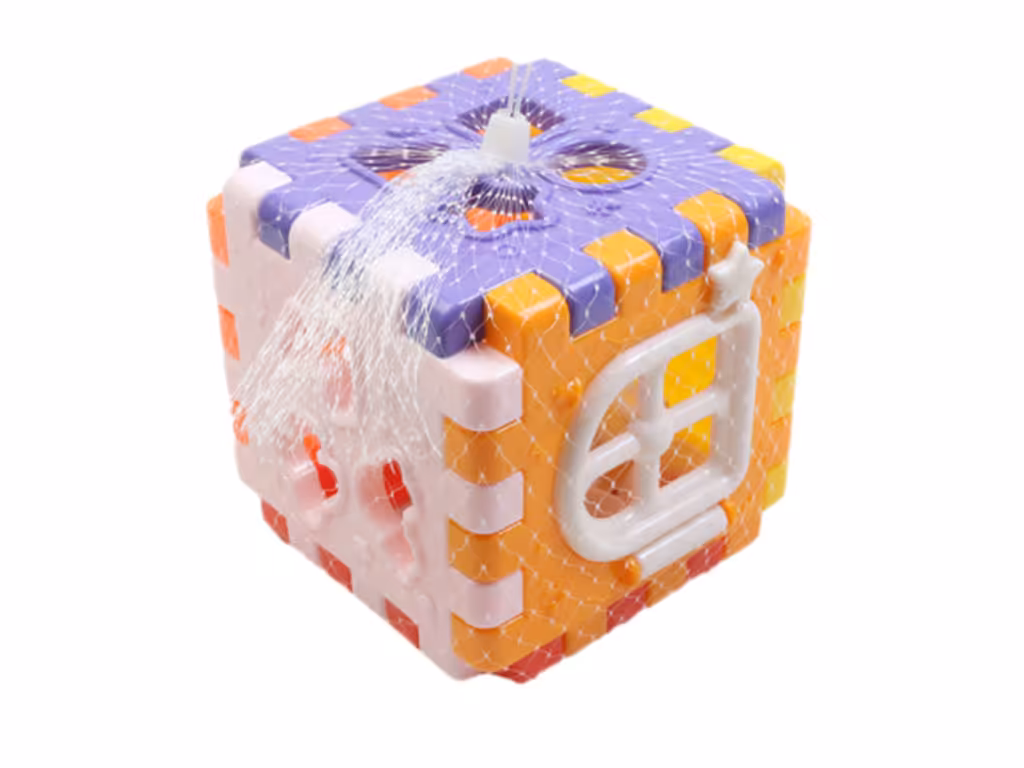 مکعب هوش بزرگ با بسته بندی توری دانیال danial toy
