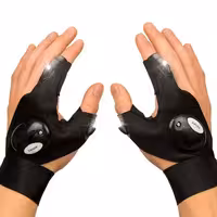 دستکش چراغ قوه دار مدل GL-مشکی