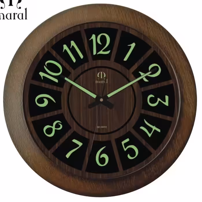 ساعت دیواری مارال 21 شب نما بزرگ
