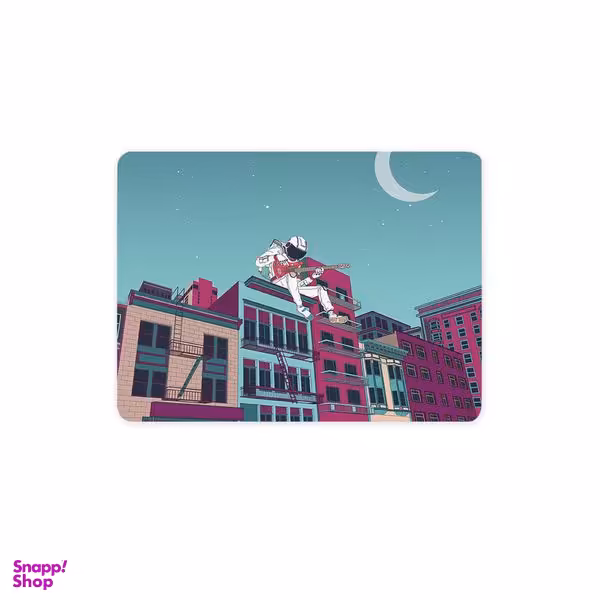 ماوس پد ترمه طراحان ایده مدل فضانورد گیتاریست کد CFP1475