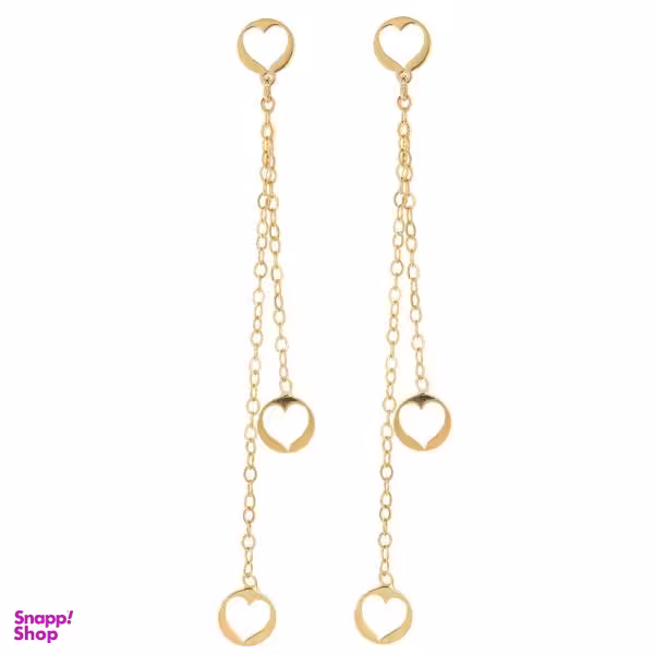 گوشواره طلا 18 عیار رزا مدل EG114