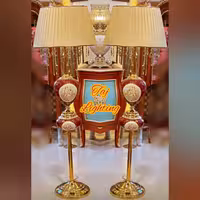 آباژور کنارسالنی   زرشکی طرح فرشته دو طبقه آویز دار مدل برونو (پس کرایه)