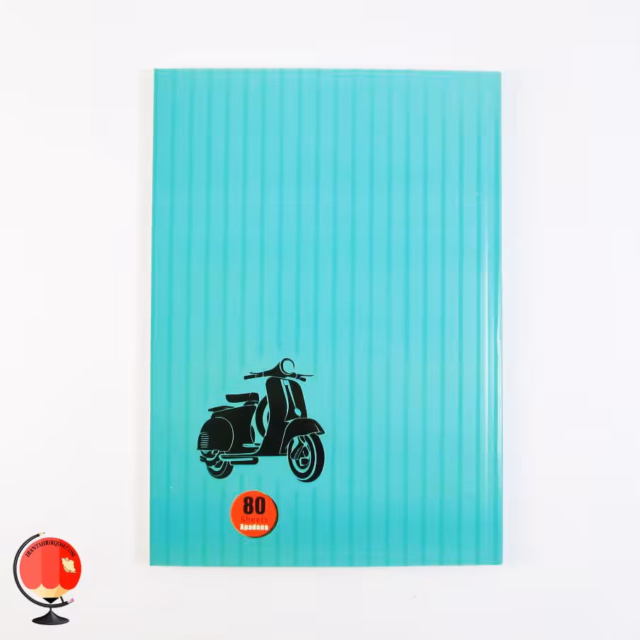 دفتر مشق 80 برگ طرح موتور آپادانا