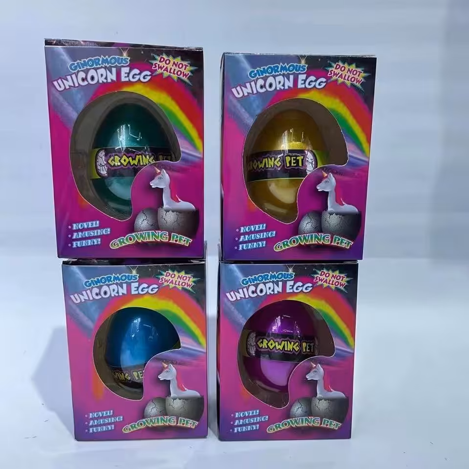 تخم یونیکورن سایز متوسط ( بزرگ شونده در آب) 