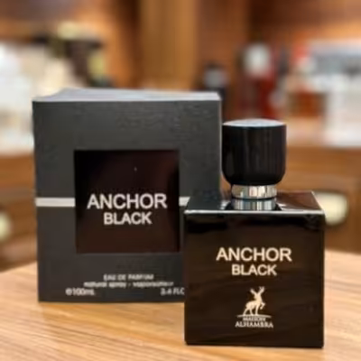 ادکلن anchor black alhambra انکر بلک الحمبرا مشابه لالیک مشکی