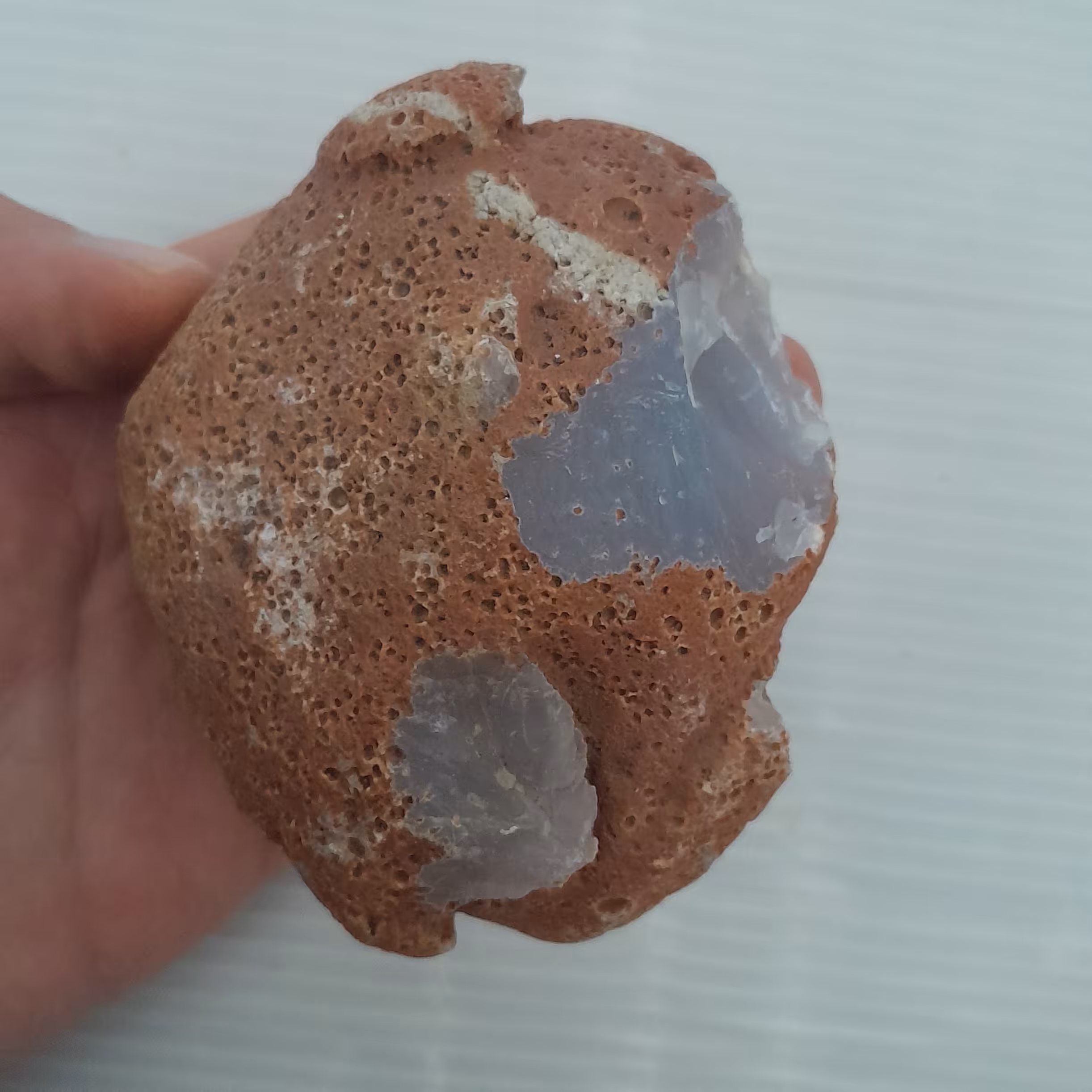 عقیق توپی برش نخورده 362 گرم کد 103