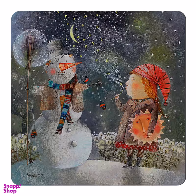 مگنت صبا طرح مدل آدم برفی کد M313