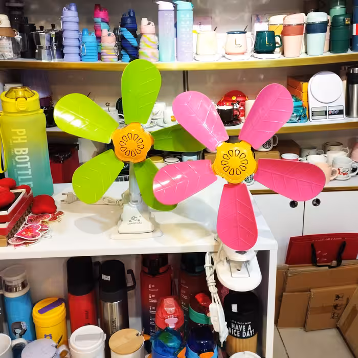 پنکه رومیزی گیره دار  5 پره وارداتی 