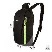 کوله پشتی 10 لیتری طرح ( کچوآ ) Quechua TFR ( مشکی - فسفری )