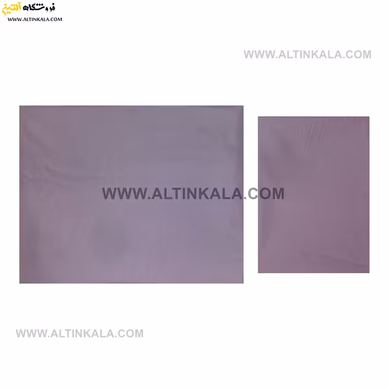 سرویس ملحفه کشدوز یکنفره دوتکه 90×200 ساده رنگ یاسی
