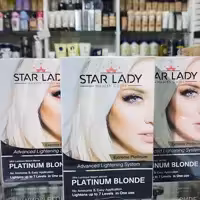 دکلره بی رنگ کننده کرم دکلره بدون آمونیاک پلاتینیوم بلوندر استارلیدی star lady