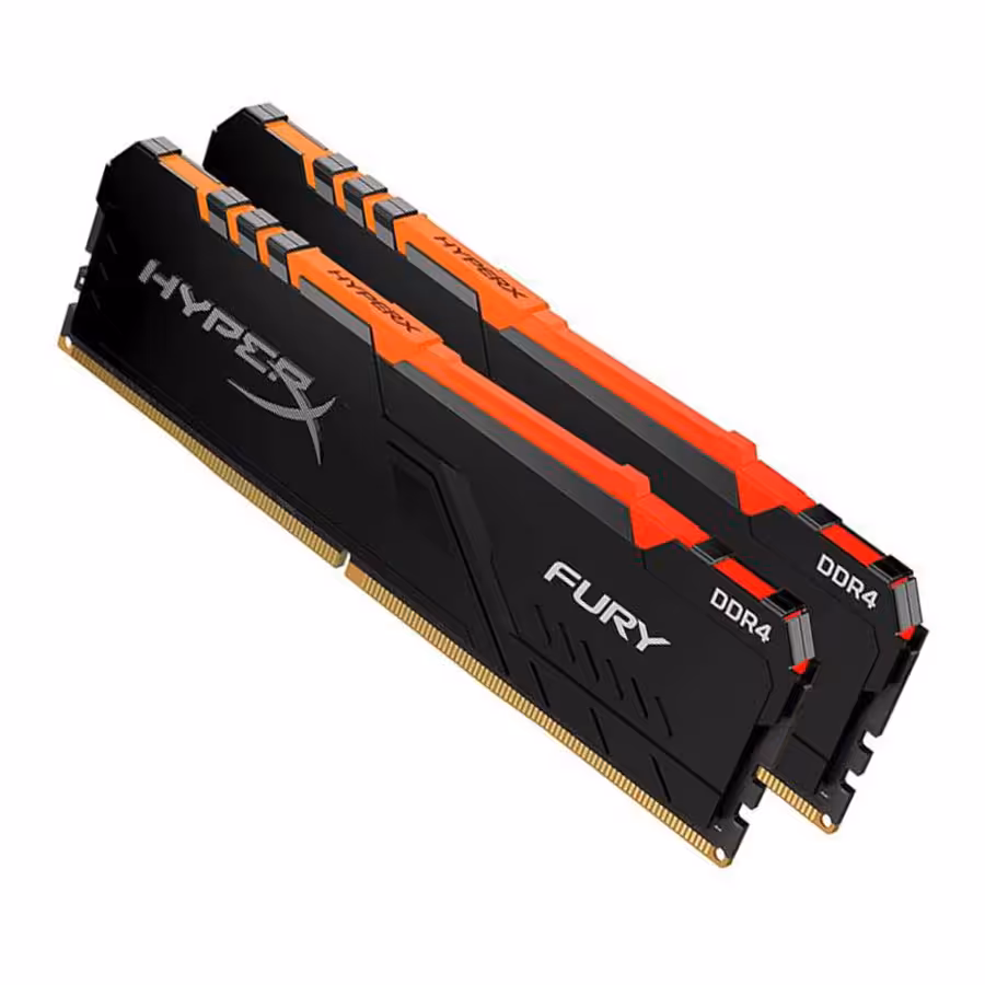 قیمت و خرید رم کینگستون HyperX FURY RGB 32GB 16GBx2 2666MHz CL16 | یاس ارتباط