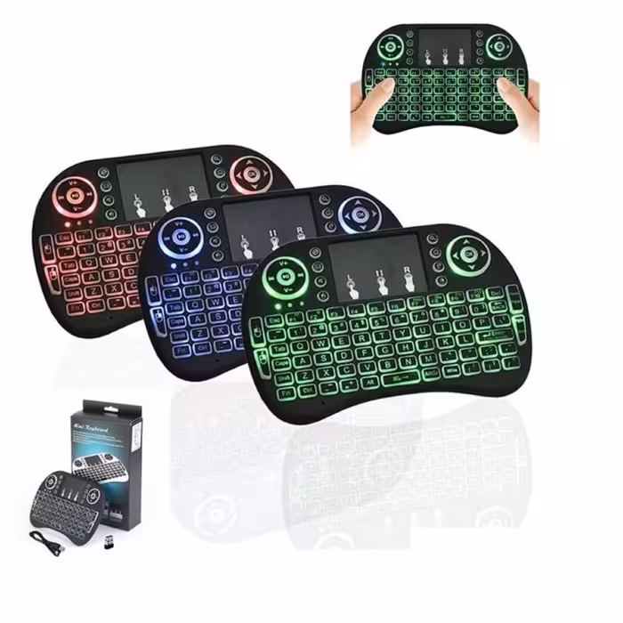 مینی کیبورد بی سیم با تاچ پد 