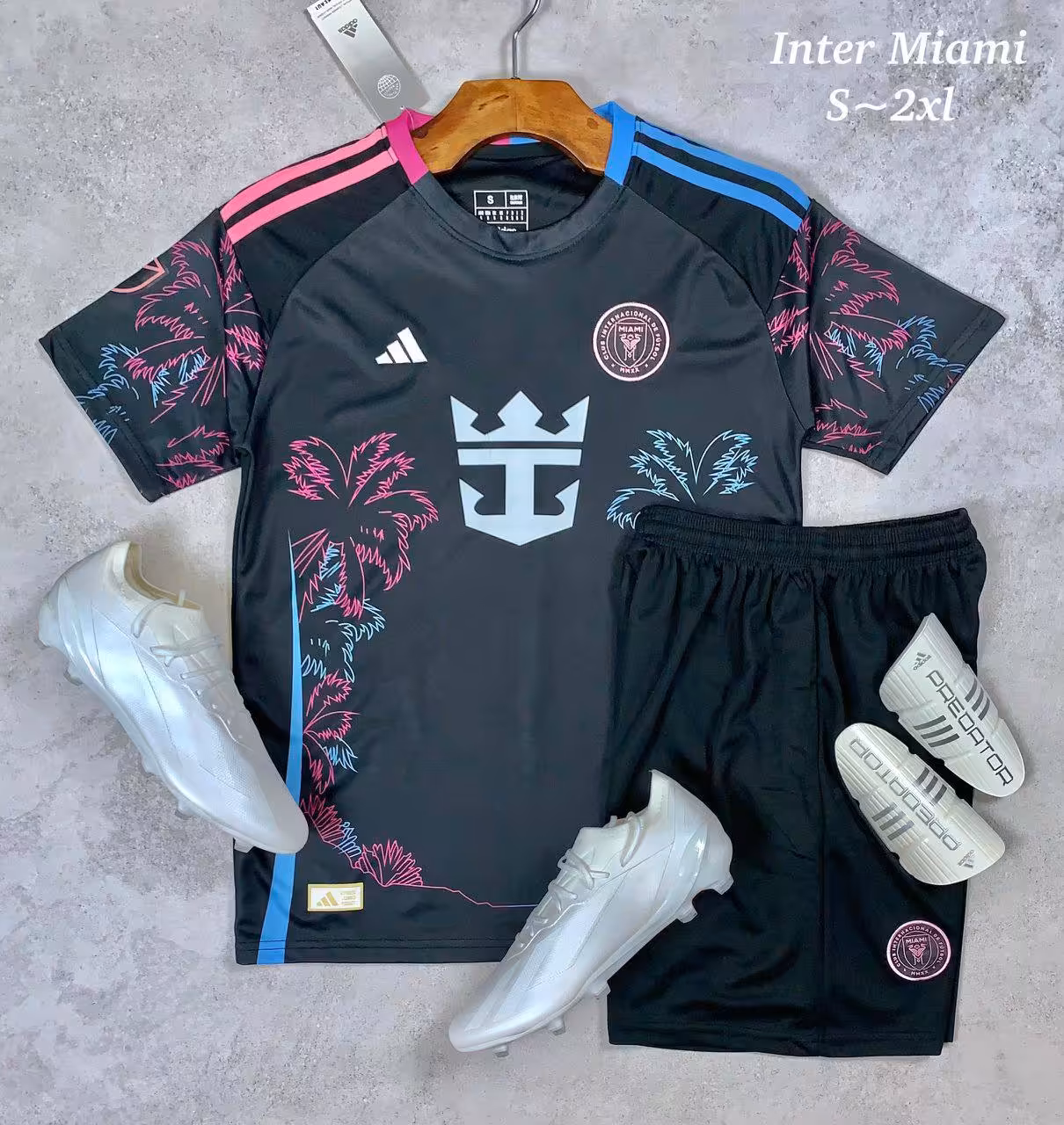 کیت اینتر میامی کانسپت هاوایی (پیراهن شورت) ورژن هواداری