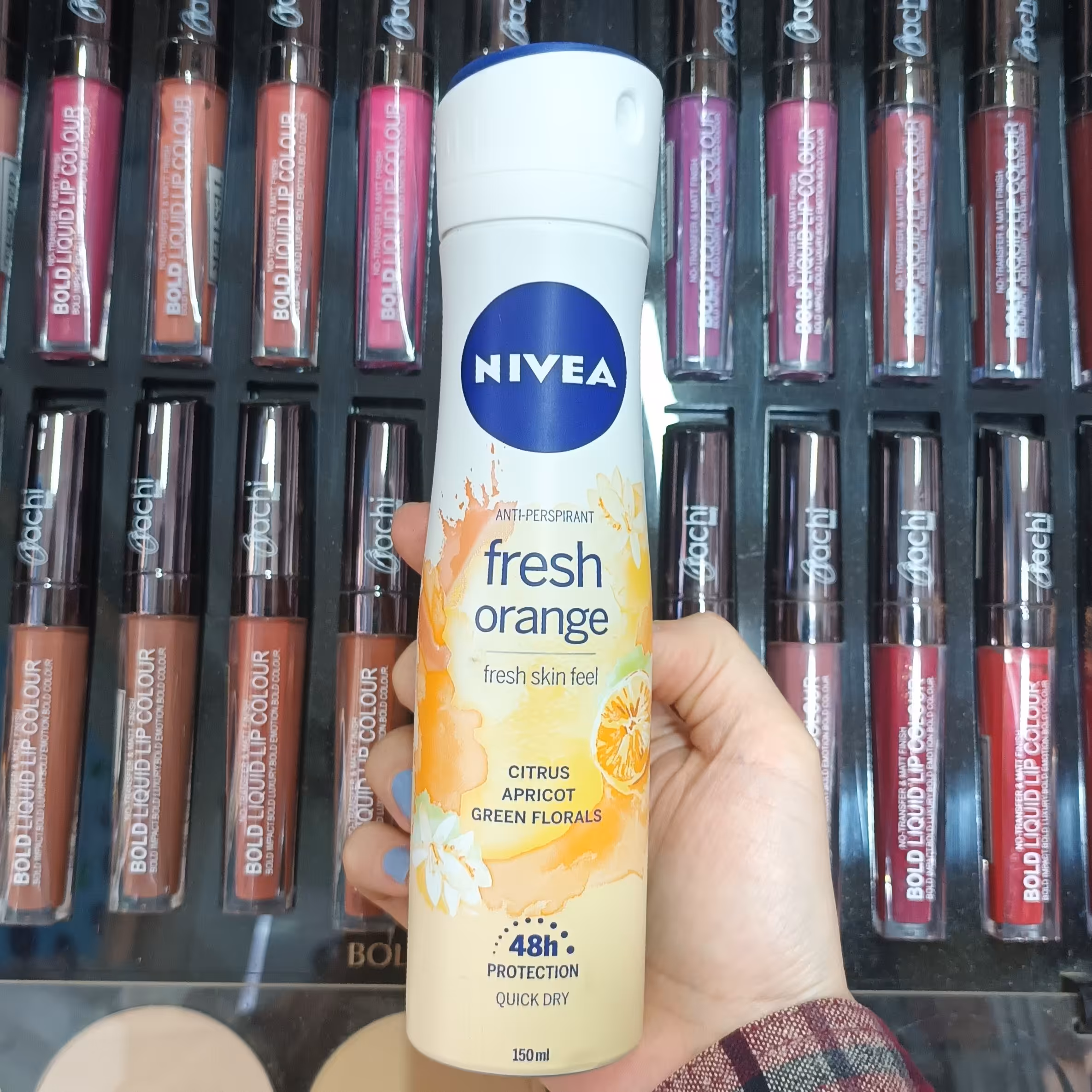 اسپری بدن نیوآ NIVEA رایحه فرش اورنج FRESH ORANGE حجم 150 میل