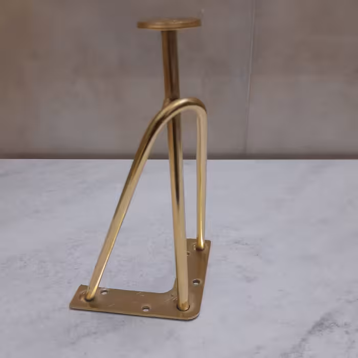 پایه فلزی یو (بسته 4 عددی) ارتفاع 17 سانت پس کرایه 