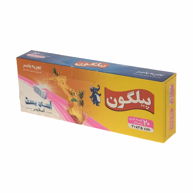 کیسه فریزر پیلگون کد 524200 بسته 20 عددی