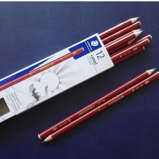 مداد مشکی استدلر مدل کمل بسته 12عددی