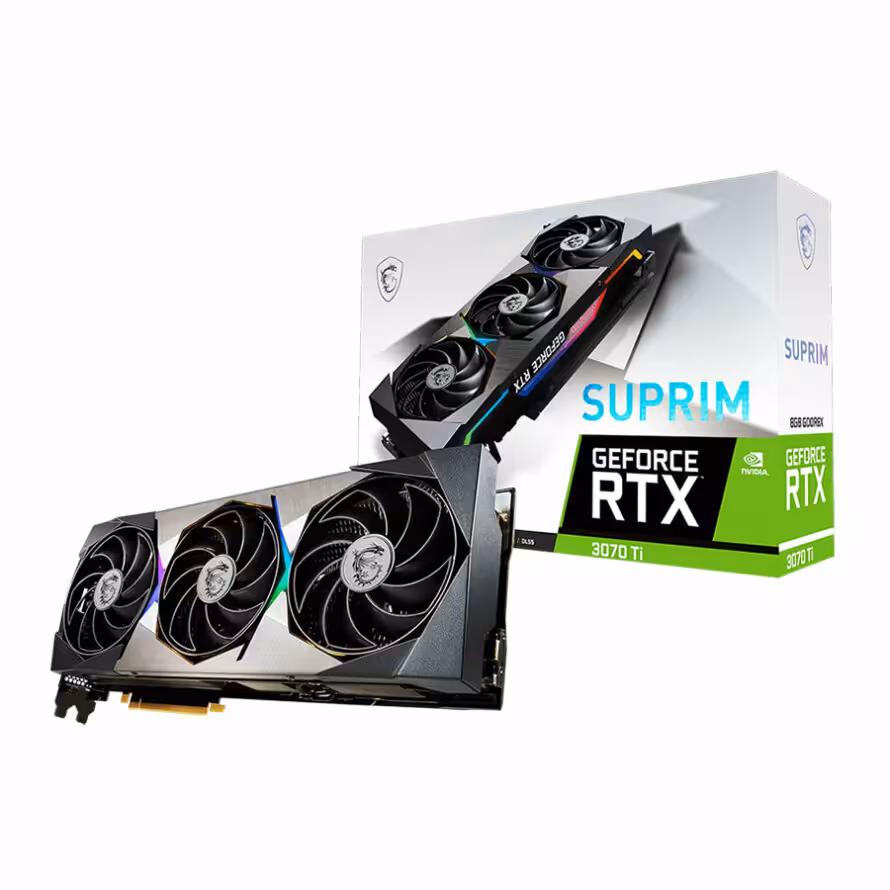کارت گرافیک ام اس آی RTX 3070 Ti SUPRIM 8G