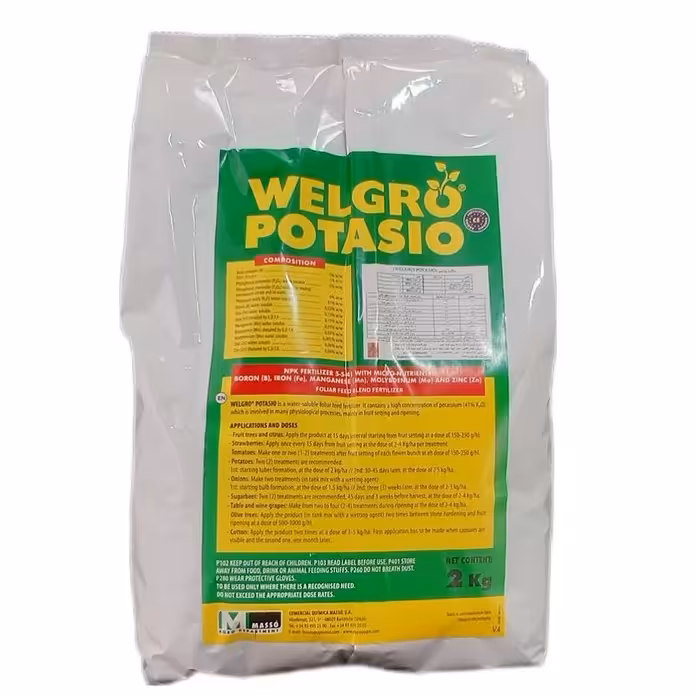 کود پتاس ولگرو ماسو وزن 1 کیلوگرم