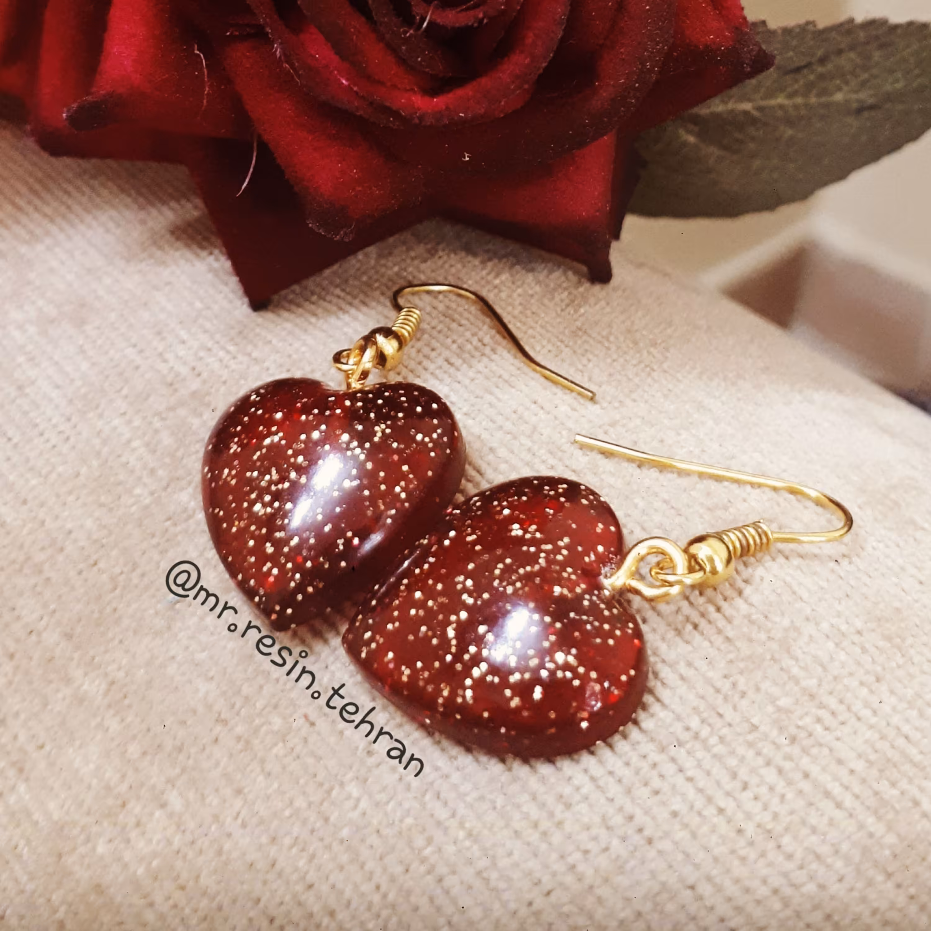 گوشواره رزینی