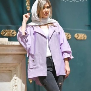 مانتو زنانه پوپلین مدل مهرناز