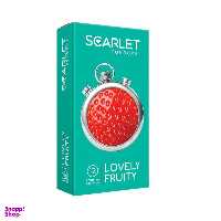 کاندوم اسکارلت (Scarlet) مدل Lovely Fruity بسته 12 عددی