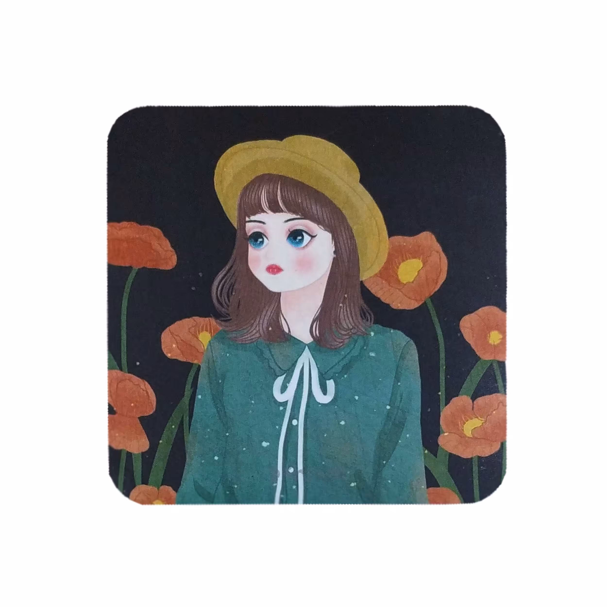 تابلو کوچک دیواری و رومیزی طرح دخترانه کد 07