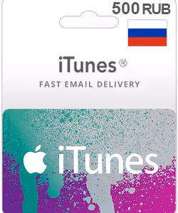 گیفت کارت آیتونز 500 روبل روسیه
