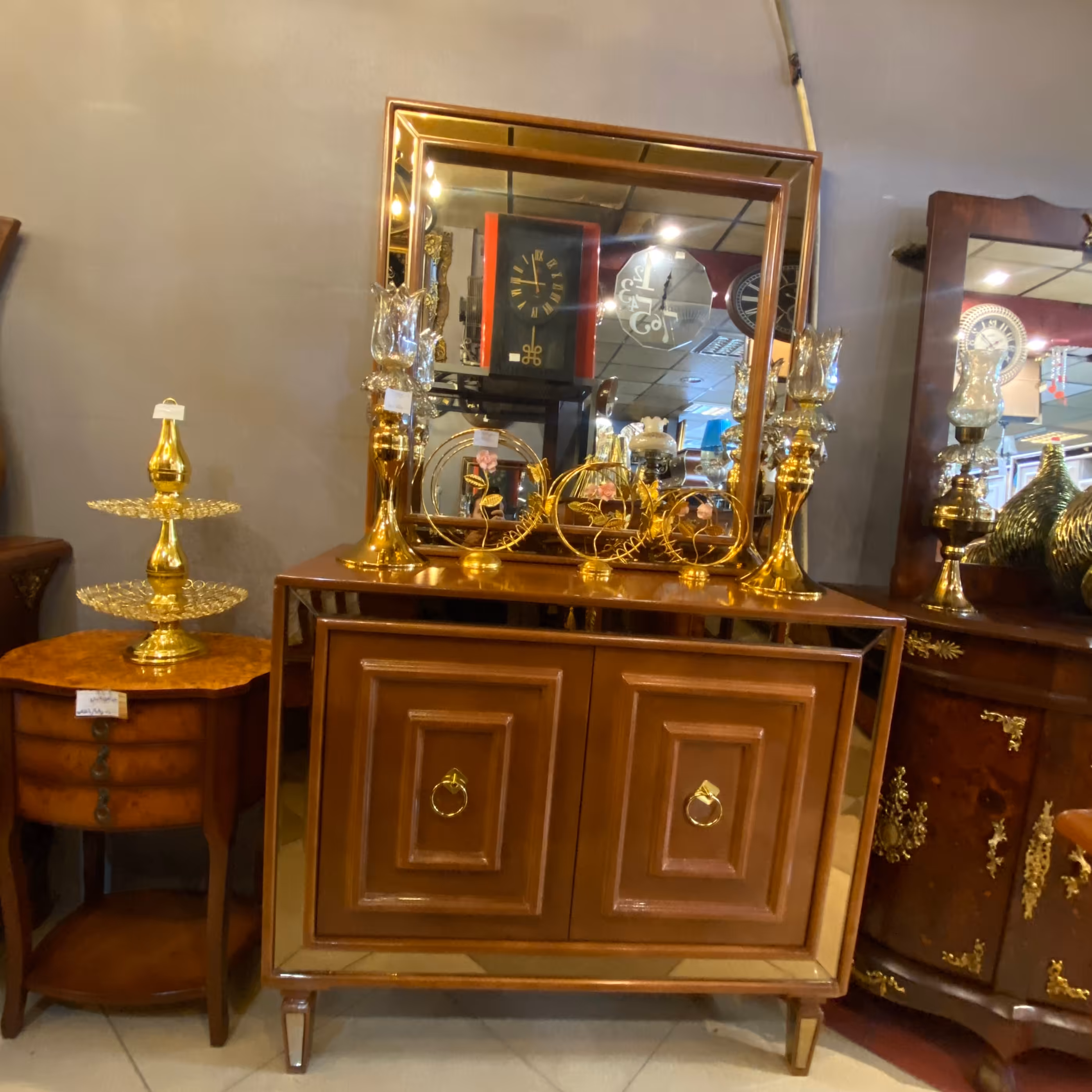 اینه کنسول دودرب مدل ویا